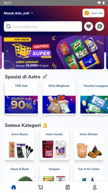 ASTRO - Groceries in Minutes android App screenshot 2